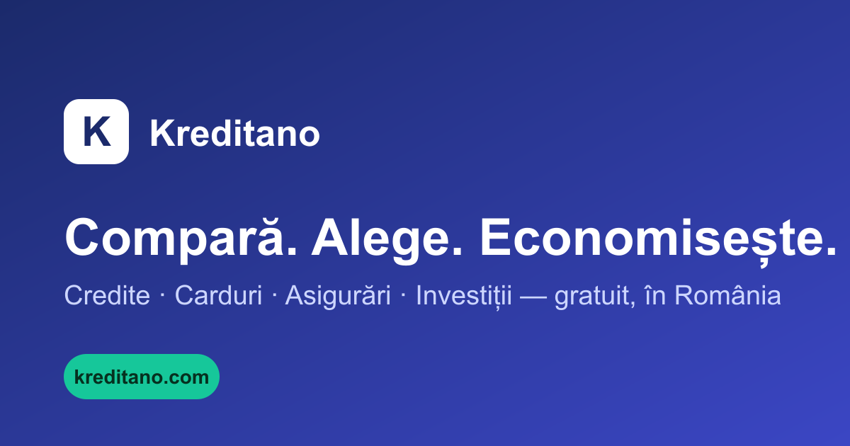 Kreditano — Compară credite din România
